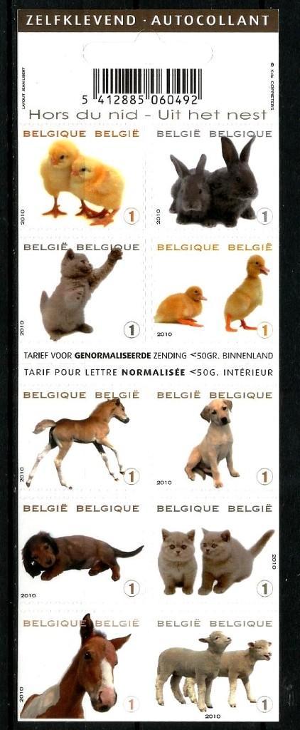 2010 Uit het nest OBP B 112**, Postzegels en Munten, Postzegels | Europa | België, Postfris, Orginele gom, Overig, Zonder stempel