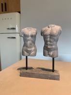 Modern beeld met twee torso’s (man en vrouw), Ophalen of Verzenden