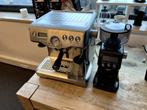 Machine espresso Sage Dual Boiler + moulin électrique Sage, Electroménager, Cafetières, Comme neuf, Tuyau à Vapeur, Café moulu
