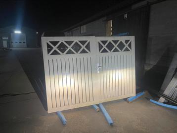 Draaipoort in staal, Tuin en Terras, Tuinpoorten, Ophalen, Zo goed als nieuw, Staal, Draaipoort