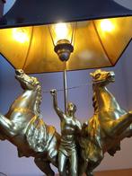 lampe vintage les chevaux de marly, Huis en Inrichting, Ophalen, Gebruikt, Metaal, 50 tot 75 cm