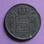 1941 5 francs occupation L3 FR, Verzenden, Metaal, Losse munt