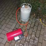 Warme lucht kanon, Ophalen