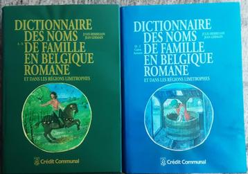 Dictionnaire des noms de famille en Belgique Romane et dans 