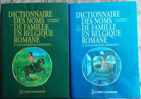Dictionnaire des noms de famille en Belgique Romane et dans, Livres, Livres Autre, Utilisé, Enlèvement ou Envoi