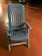 Chaise pliante Blue Curver 3€, Utilisé, Enlèvement ou Envoi