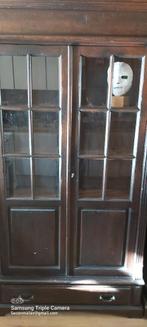 kasten vitrine en boekenkast., Huis en Inrichting, Kasten | Kleerkasten, Ophalen