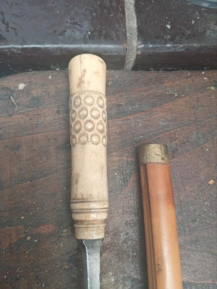 Oude wandelstok (in Solingen), Antiek en Kunst, Curiosa en Brocante