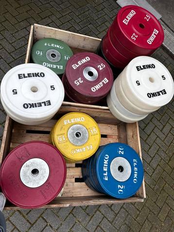 800kg Eleiko Rubberen Bumperplates