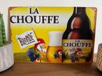 Metalen reclamebord La Chouffe, Ophalen of Verzenden, Nieuw, Reclamebord, Plaat of Schild