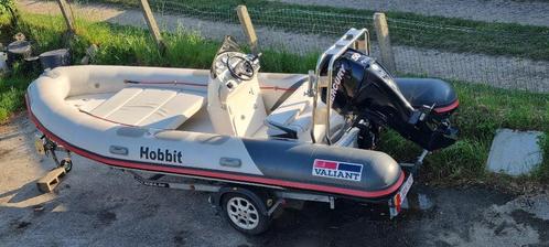 Semi-rigide Vaillant 520, Watersport en Boten, Motorboten en Motorjachten, Gebruikt, Polyester, Tot 6 meter, Benzine, Buitenboordmotor