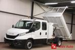 Iveco Daily 35S14 KIPPER DUBBEL CABINE EURO 6, Autos, Camionnettes & Utilitaires, 4 portes, 2711 kg, 3500 kg, Tissu