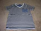Blauw/wit t-shirt korte mouwen, McGregor, maat 116, 6 jaar, Kinderen en Baby's, Mc gregor, Ophalen of Verzenden, Zo goed als nieuw