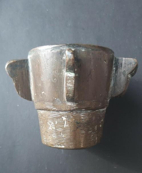 Ancien mortier à ailettes en bronze début 19ème ou antérieur, Antiquités & Art, Antiquités | Bronze & Cuivre, Bronze, Enlèvement ou Envoi