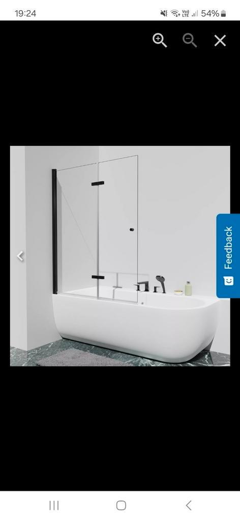 baignoire et vitre, Huis en Inrichting, Badkamer | Complete badkamers, Nieuw, Ophalen of Verzenden