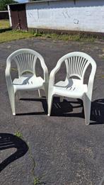 2 stapelbare stoeltjes, Tuin en Terras, Tuinstoelen, Ophalen, Zo goed als nieuw