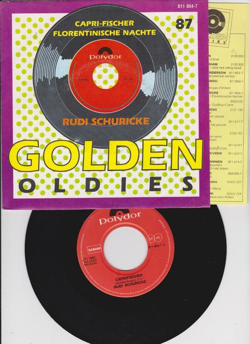 Rudi Schuricke – Capri-Fischer / Florentinische Nächte, Cd's en Dvd's, Vinyl Singles, Zo goed als nieuw, Single, Pop, 7 inch, Ophalen of Verzenden