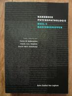 Handboek psychopathologie deel 1 basisbegrippen, Livres, Psychologie, Psychologie clinique, Comme neuf, Enlèvement, W. Vandereycken