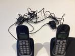 2 draadloze telefoons  PHILIPS , Model CD 19 X, Telecommunicatie, Ophalen, Zo goed als nieuw