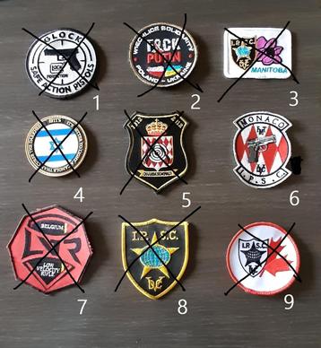 I.P.S.C. badges 