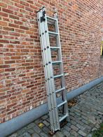 Ladder 3 x 8 treden, Doe-het-zelf en Bouw, Ladders en Trappen, Ophalen of Verzenden, Gebruikt, Ladder