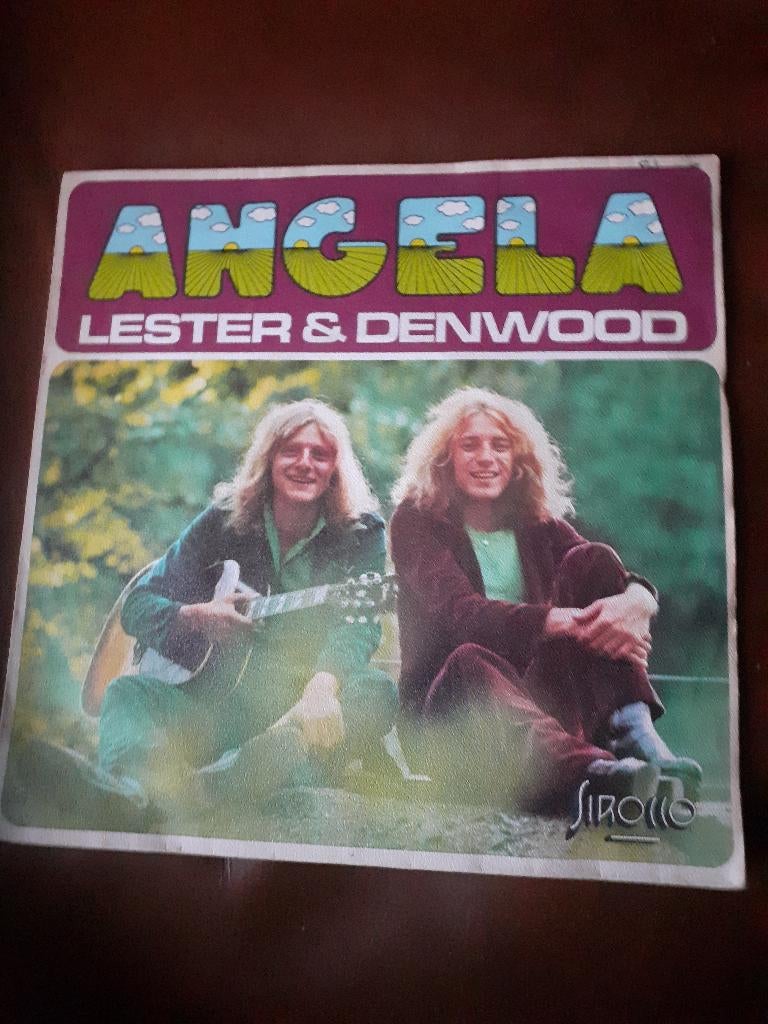 45T Lester & Denwood : Angela (Belpop), Ophalen of Verzenden