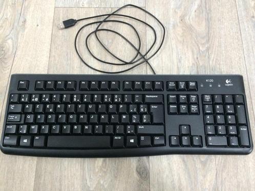 Logitech K120 toetsenbord (BE), Computers en Software, Toetsenborden, Zo goed als nieuw, Azerty, Bedraad, Ophalen of Verzenden