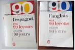 méthode 90 jours anglais et ou espagnol 5€/l, Livres, Enlèvement ou Envoi, Utilisé, Méthode 90 jours, Non-fiction