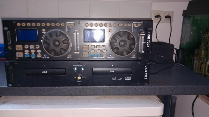 Double lecteur cd professionnel dj, Audio, Tv en Foto, Cd-spelers, Zo goed als nieuw, Ophalen