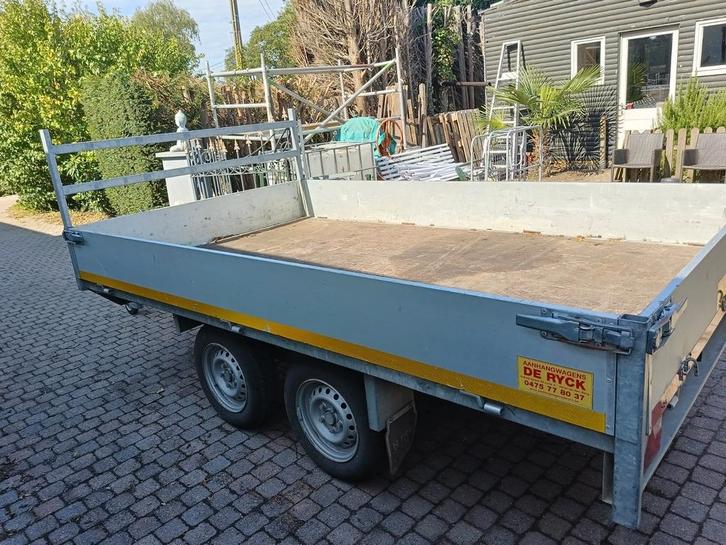 aanhangwagen De Ryck 2 Ton goede staat, prijs  1500€, Auto diversen, Aanhangers en Bagagewagens, Gebruikt, Ophalen