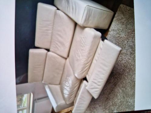 3-zits leren bank, Huis en Inrichting, Zetels | Zetels, Gebruikt, Rechte bank, Driepersoons, 200 tot 250 cm, 75 tot 100 cm, Leer