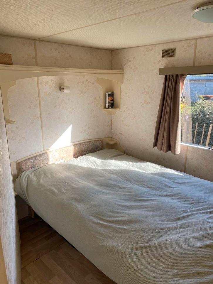 Degelijke stacaravan te koop, Caravans en Kamperen, Stacaravans, tot en met 4, Ophalen