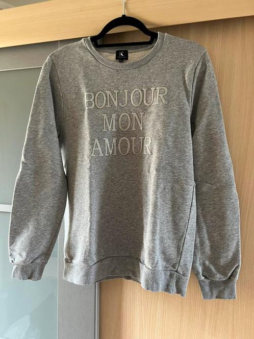 Grijze sweater K-design, Kleding | Dames, Truien en Vesten, Gedragen, Maat 42/44 (L), Grijs, Ophalen of Verzenden