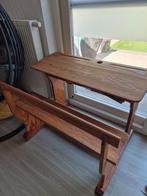 Schoolbank, Huis en Inrichting, Ophalen, Gebruikt, Bureau