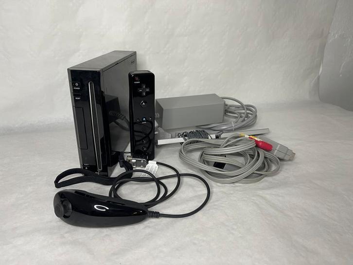 Wii console zwart, Games en Spelcomputers, Games | Nintendo Wii U, Gebruikt, Ophalen of Verzenden