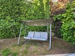 3-zits tuinschommel, Ophalen, Gebruikt, Metaal, Schommelbank