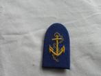 Bouton bleu marine + miroir de col bleu marine, Emblème ou Badge, Marine, Enlèvement ou Envoi