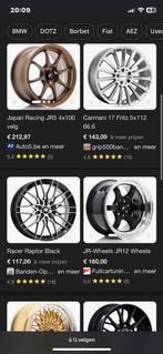 GEZoCHT !!!!!16inch velgen met deze maten kijk foto 2, Auto-onderdelen, Ophalen, 16 inch, Velg(en)