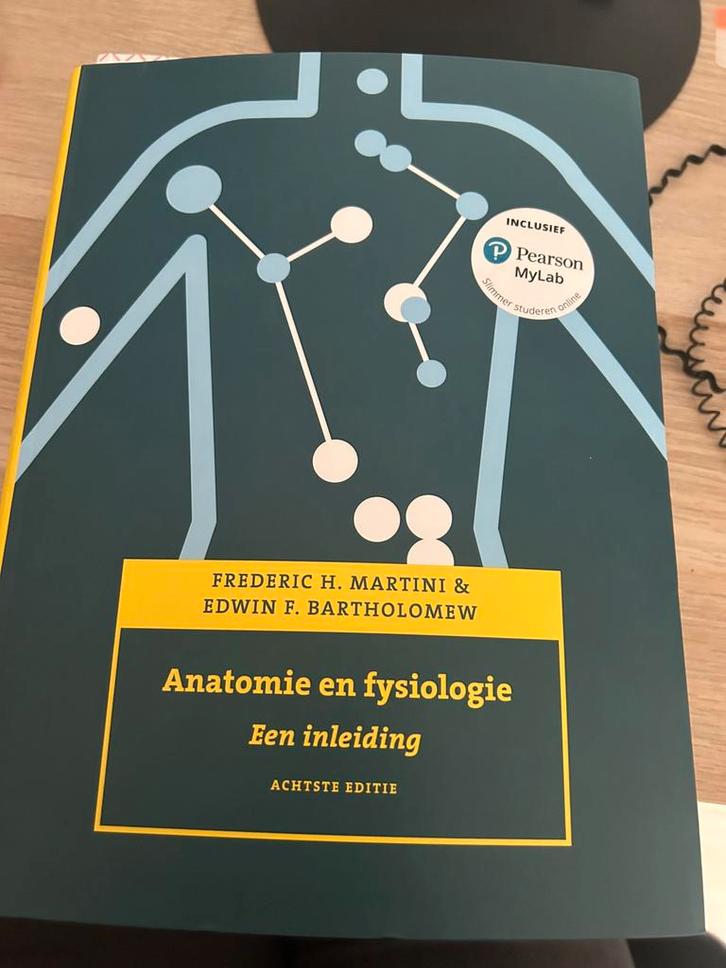 Anatomie en fysiologie, 8e editie met MyLab NL, Boeken, Schoolboeken, Nieuw, Biologie, Ophalen of Verzenden