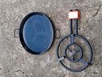 Paella pan inclusief brander, Ophalen, Zo goed als nieuw