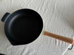 Gietijzeren pan, Huis en Inrichting, Keuken | Potten en Pannen, Ophalen, Gietijzer, Zo goed als nieuw, Keramische plaat