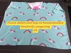 Unicorn fleece met kap en wanten, Kinderen en Baby's, Kinderkamer | Beddengoed, Ophalen of Verzenden, Gebruikt, Jongetje of Meisje