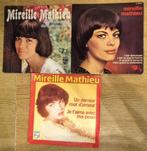3 disques vinyls 45 t Mireille Mathieu, Ophalen of Verzenden