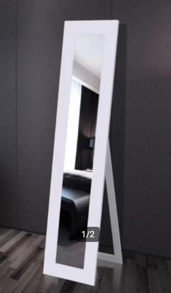 Staande spiegel, Huis en Inrichting, Woonaccessoires | Spiegels, Nieuw, Minder dan 50 cm, 150 tot 200 cm, Rechthoekig, Ophalen