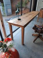 Lange tafel massief eik, Huis en Inrichting, Ophalen, Eikenhout