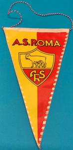 Belle bannière de football vintage de l'AS Roma 1980, Divers, Drapeaux & Banderoles, Comme neuf, Enlèvement ou Envoi
