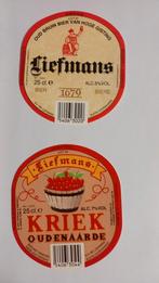 Liefmans, étiquettes (79), Comme neuf, Enlèvement ou Envoi
