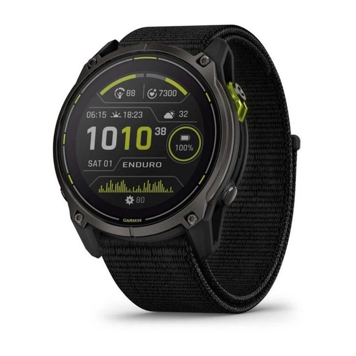 Garmin Enduro 3 horloge, Handtassen en Accessoires, Sporthorloges, Nieuw, Zwart, Verzenden