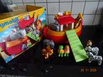 playmobil 123 Ark van Noah met dieren, popjes...Prima staat!, Enlèvement ou Envoi