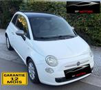 🇮🇹🇮🇹🇮🇹FIAT 500/ESSENCE/CLIM/GARANTIE 12 🇮🇹🇮🇹🇮🇹, Auto's, Fiat, Euro 5, Zwart, Wit, Leder